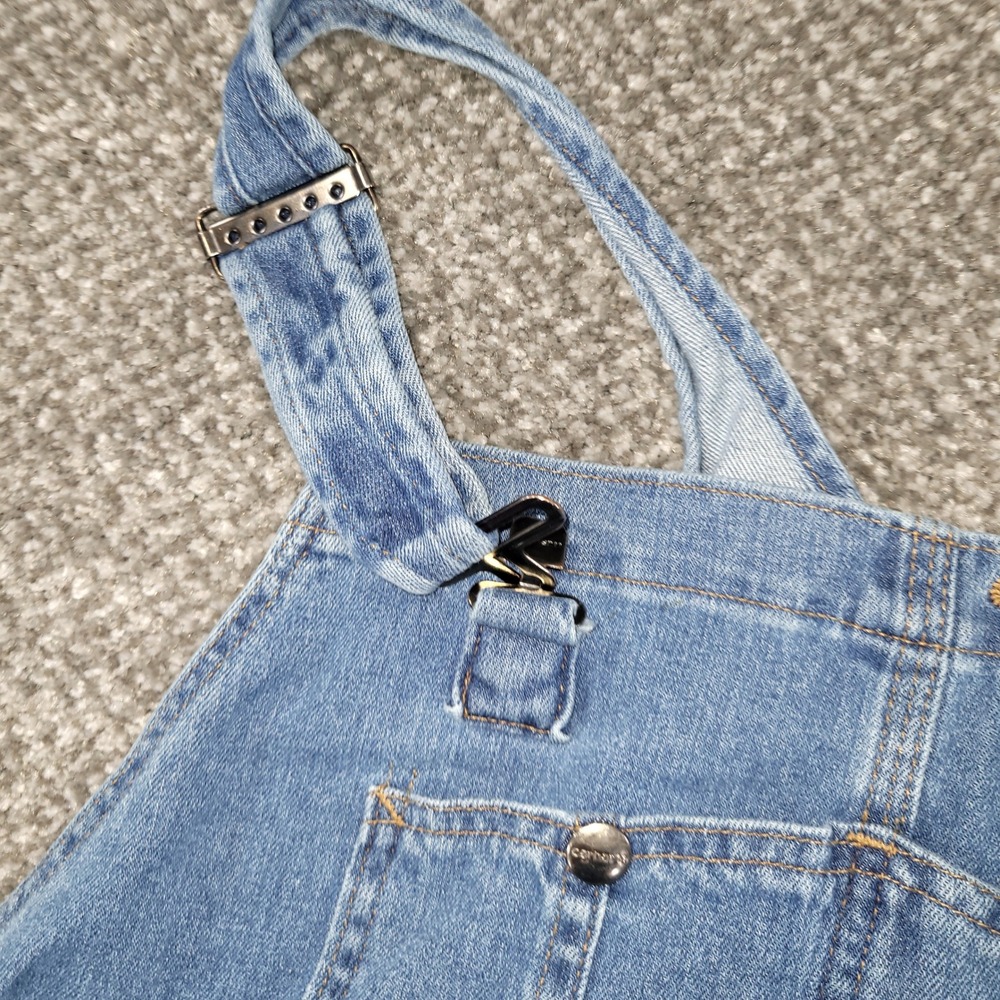 Carhartt Womens Denim Bib Overalls Light Wash Blue Stretch WR008 FBI XL 16/18 - Picture 13 of 16